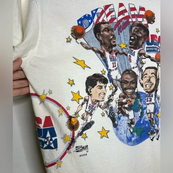 Vintage Cotton 1992 USA Olympic "Dream Team" t-shirt Size Medium Rare - Picture 10 of 10